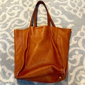 Banana republic leather tote bag